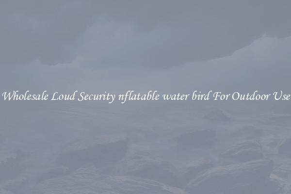 Wholesale Loud Security nflatable water bird For Outdoor Use