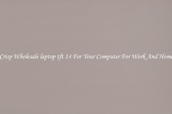 Crisp Wholesale laptop tft 14 For Your Computer For Work And Home