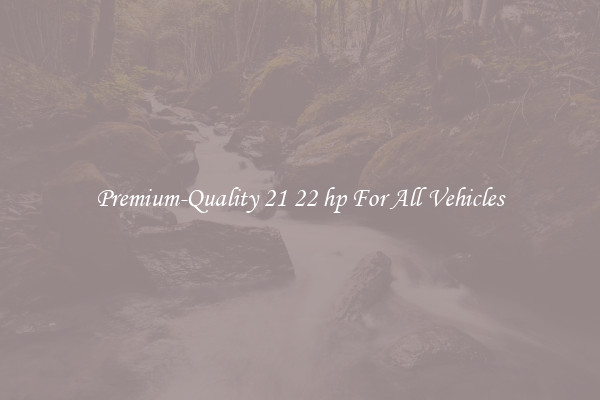 Premium-Quality 21 22 hp For All Vehicles