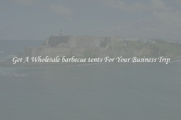 Get A Wholesale barbecue tents For Your Business Trip