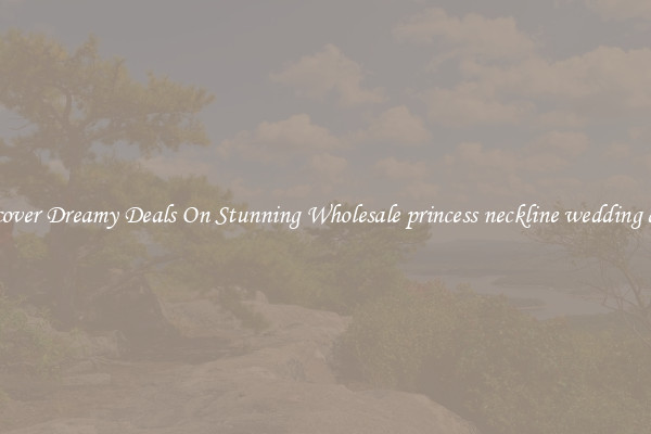 Discover Dreamy Deals On Stunning Wholesale princess neckline wedding dress